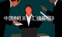 中國8月末外匯儲備報31601億美元較七月下降1.38%