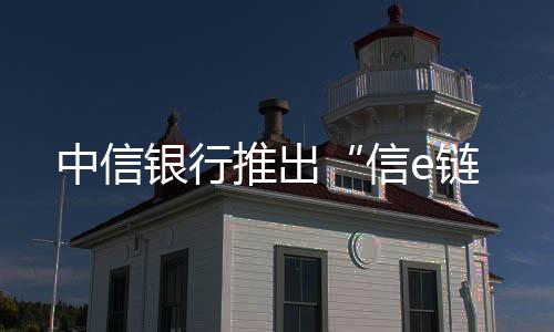 中信銀行推出“信e鏈