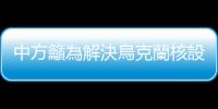 中方籲為解決烏克蘭核設施安全問題等創造有利條件