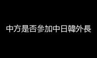 中方是否參加中日韓外長會議？外交部回應