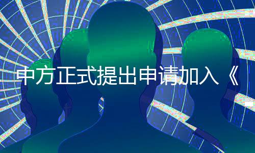 中方正式提出申請加入《數字經濟伙伴關系協定》（DEPA）