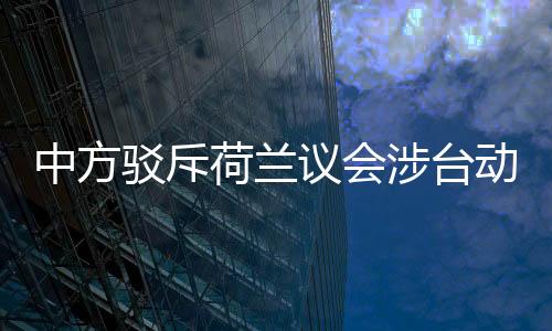 中方駁斥荷蘭議會涉臺動議：勿向“臺獨”分裂勢力發出任何錯誤信號