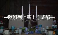 中歐班列上新！（成都—明斯克）大洋物流精品專線首發(fā)