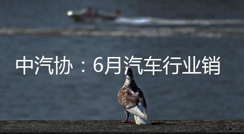 中汽協(xié)：6月汽車行業(yè)銷量預(yù)計(jì)完成228萬(wàn)輛 同比增長(zhǎng)11%