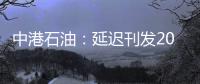 中港石油：延遲刊發2024年中期業績繼續停牌