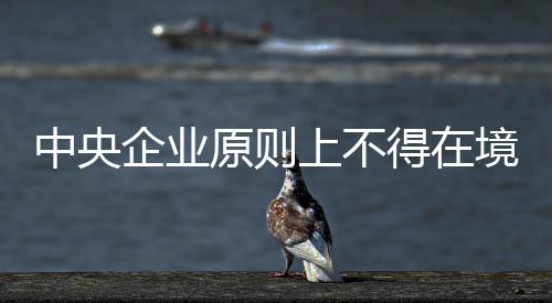 中央企業(yè)原則上不得在境外投資非主業(yè)