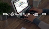 中小盤午后加速下跌，中證1000指數近1月已下調超11%