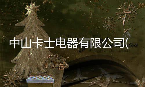 中山卡士電器有限公司(關于中山卡士電器有限公司簡述)