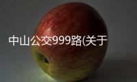 中山公交999路(關于中山公交999路簡述)