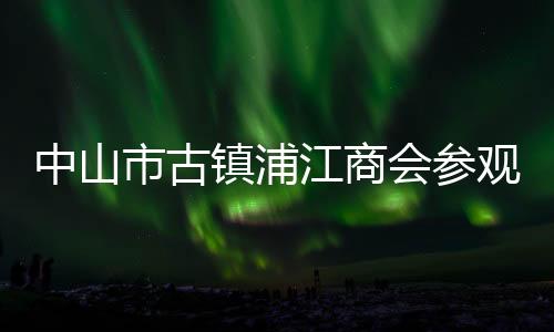 中山市古鎮(zhèn)浦江商會(huì)參觀考察鳳陽(yáng)縣硅（玻璃）水晶燈飾產(chǎn)業(yè),行業(yè)資訊