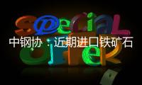中鋼協：近期進口鐵礦石價格大幅上漲超出行業預期