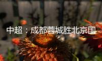 中超：成都蓉城勝北京國安