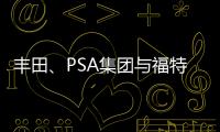 豐田、PSA集團與福特達成合作