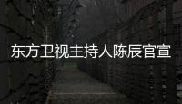 東方衛視主持人陳辰官宣產女：小棉襖 請多指教