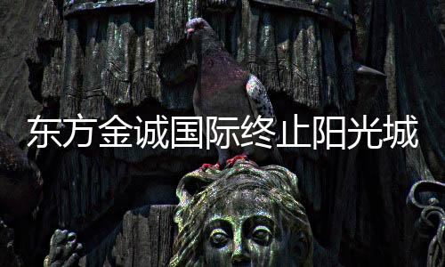 東方金誠國際終止陽光城相關(guān)債項(xiàng)信用評(píng)級(jí)工作