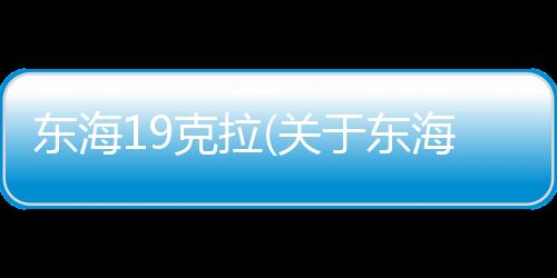 東海19克拉(關(guān)于東海19克拉簡(jiǎn)述)