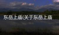 東岳上廟(關于東岳上廟簡述)