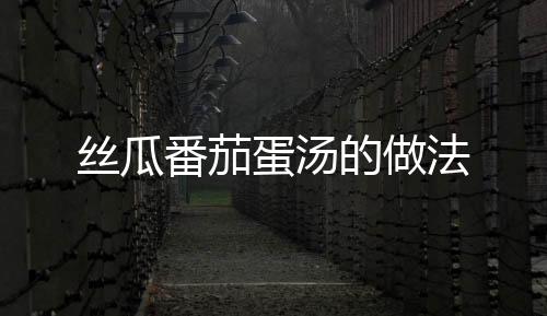 絲瓜番茄蛋湯的做法