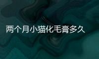 兩個月小貓化毛膏多久 吃一次好(兩個月的小貓需要化毛膏嗎)