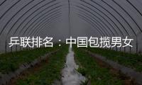 乒聯排名：中國包攬男女前四 韓削球名將大幅提升