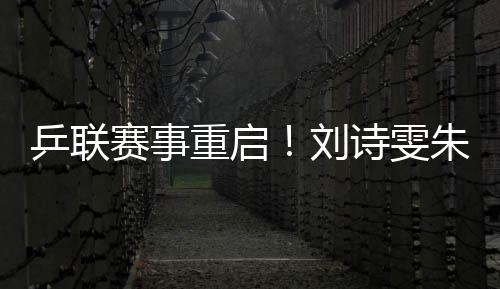 乒聯賽事重啟！劉詩雯朱雨玲毫無退路的亮劍，伊藤美誠迎奪冠良機