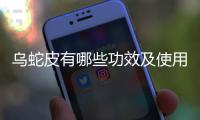 烏蛇皮有哪些功效及使用方法？