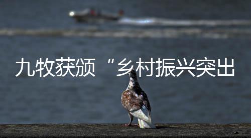 九牧獲頒“鄉村振興突出貢獻品牌”榮譽