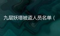 九層妖塔被盜人員名單（九層妖塔被判侵權）