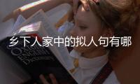 鄉下人家中的擬人句有哪些