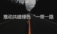 推動共建綠色“一帶一路”