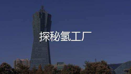 探秘氫工廠