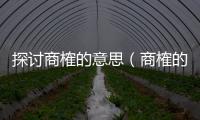 探討商榷的意思（商榷的意思）