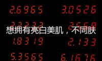 想擁有亮白美肌，不同膚質做好保養工作
