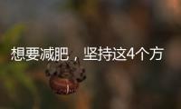 想要減肥，堅持這4個方法絕對有用