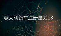 意大利新車注冊量為137萬輛 同比提升8.6%