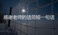 感謝老師的話簡短一句話怎么寫，感謝老師的話簡短一句話