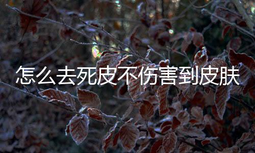 怎么去死皮不傷害到皮膚 食物去死皮法