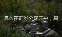 怎么在證券公司開戶，具體詳細流程