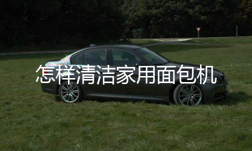 怎樣清潔家用面包機