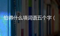 怕得什么填詞語五個字（怕得什么填詞語）
