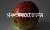懷孕初期的注意事項