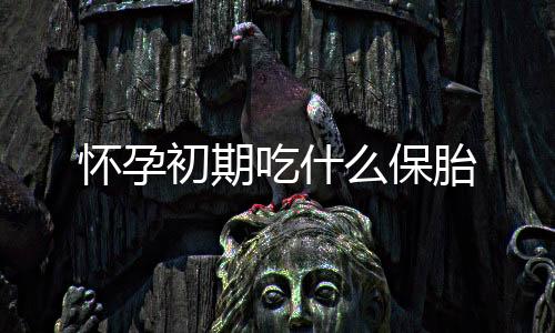 懷孕初期吃什么保胎