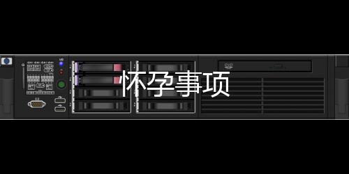 懷孕事項