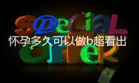 懷孕多久可以做b超看出來