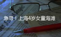 急尋！上海4歲女童海灘走失已超24小時