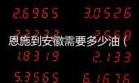 恩施到安徽需要多少油（合肥到恩施多少公里）