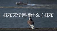抹布文學是指什么（抹布是什么意思）