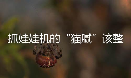 抓娃娃機的“貓膩”該整治了