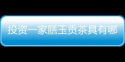 投資一家膳玉貢茶具有哪些支持