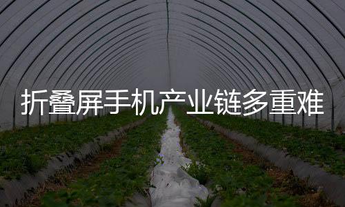折疊屏手機產業鏈多重難題待解,企業新聞
